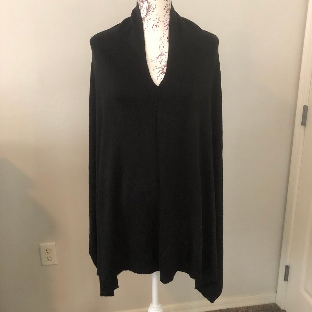Elegant Black Shawl / Wrap Timeless Boutique Laye… - image 4